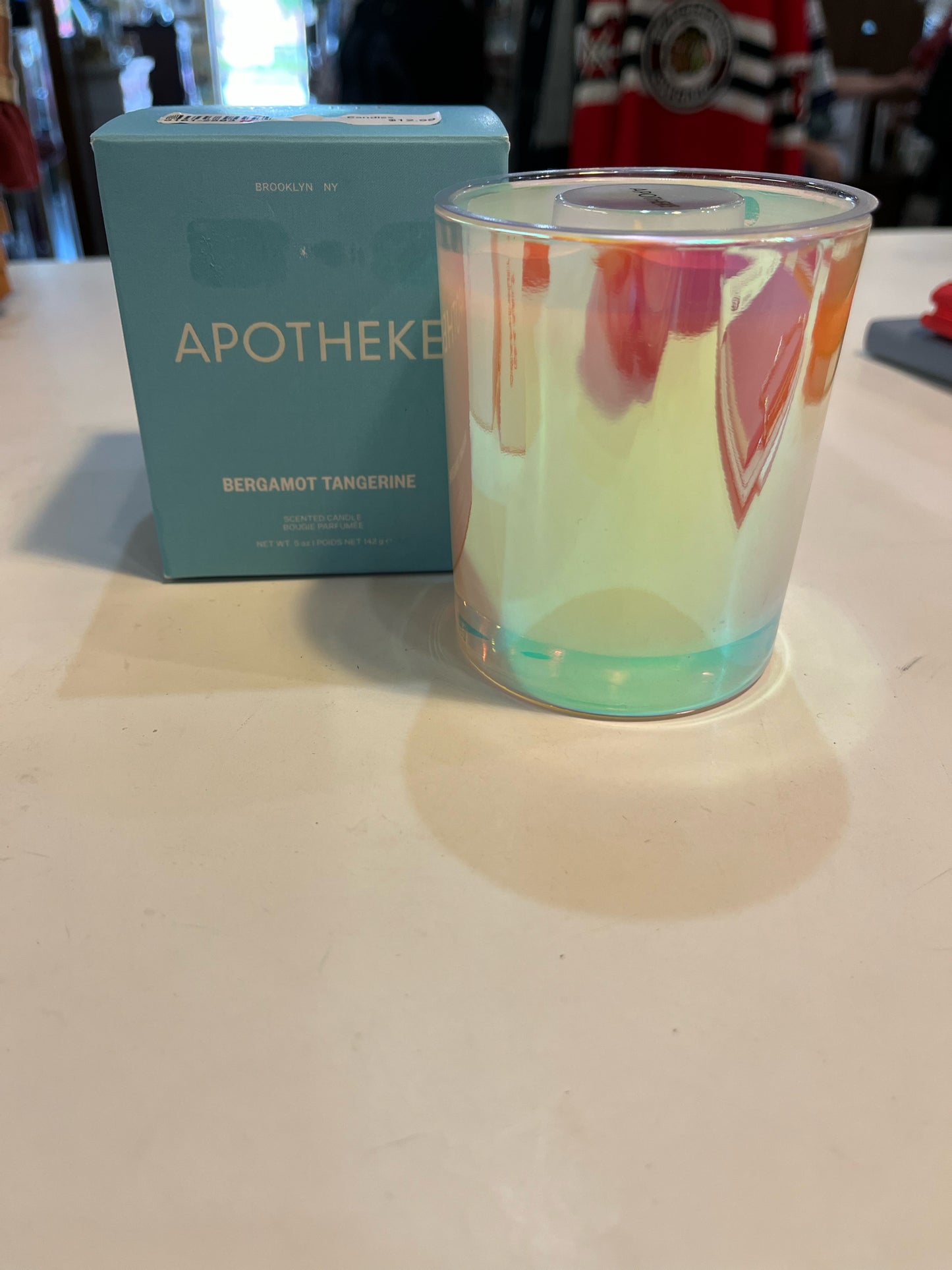 apotheke "Bergamot Tangerine" boxed candle