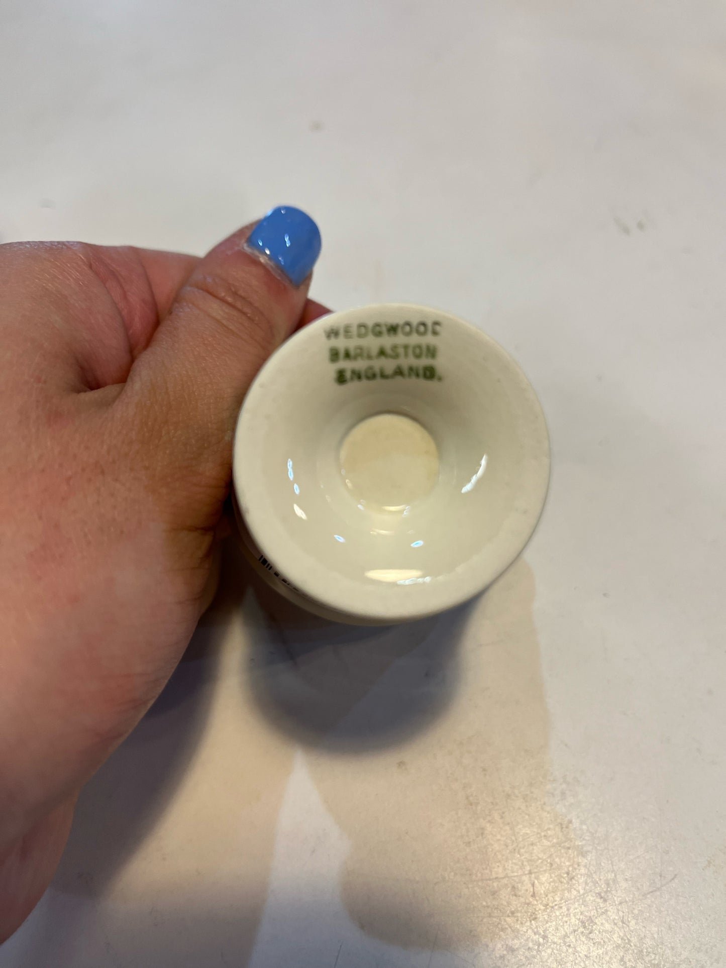 Set of 3 Wedgewood Cream Bone China Egg Holders