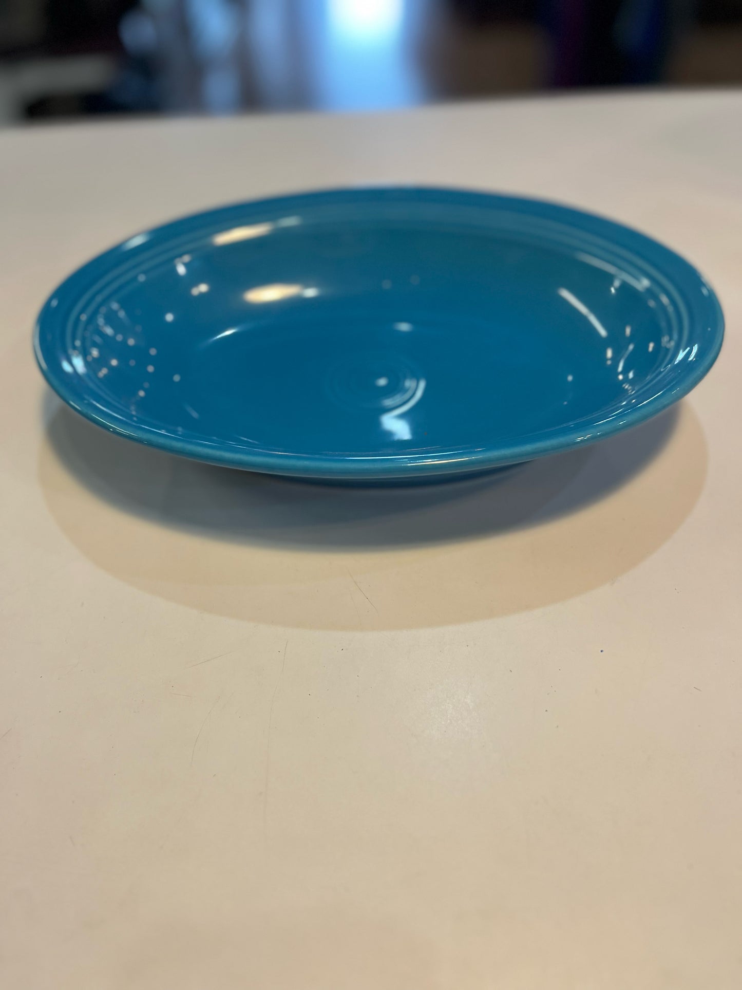 Fiesta ware  Blue Oval Deep Serving Bowl