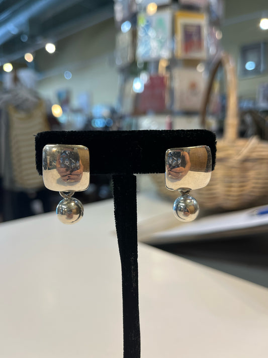 Silpada "Concave" Sterling Silver Earrings