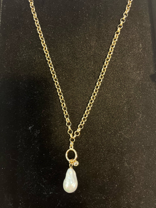 VB & Co. 20" Peal Pendant Necklace