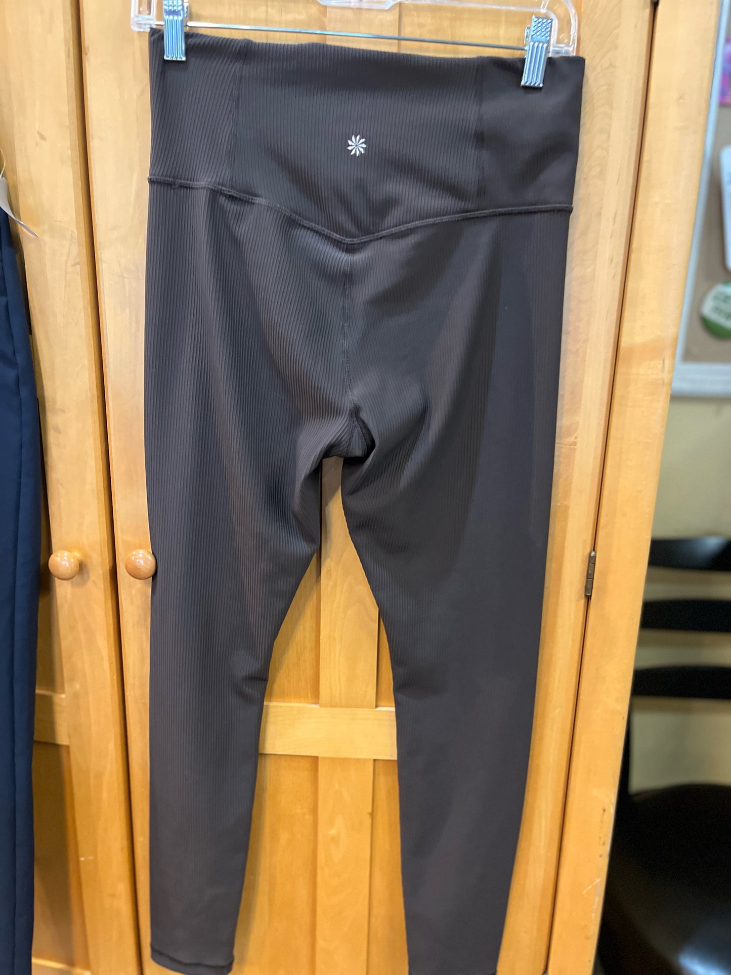 Athleta Brown "Elation Rib Tight" Leggings