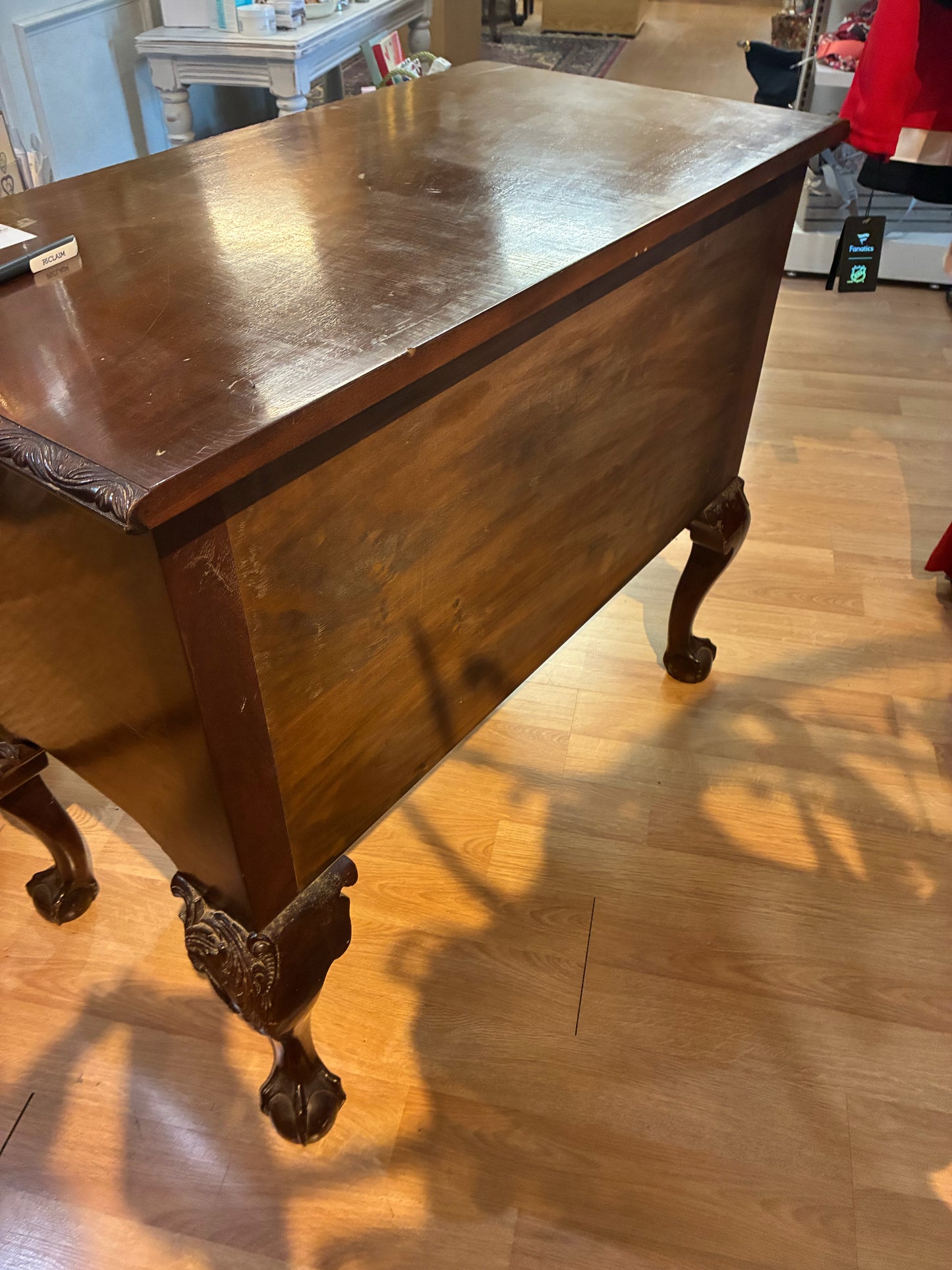Vintage 4 drawer Queen Anne Style Lowboy