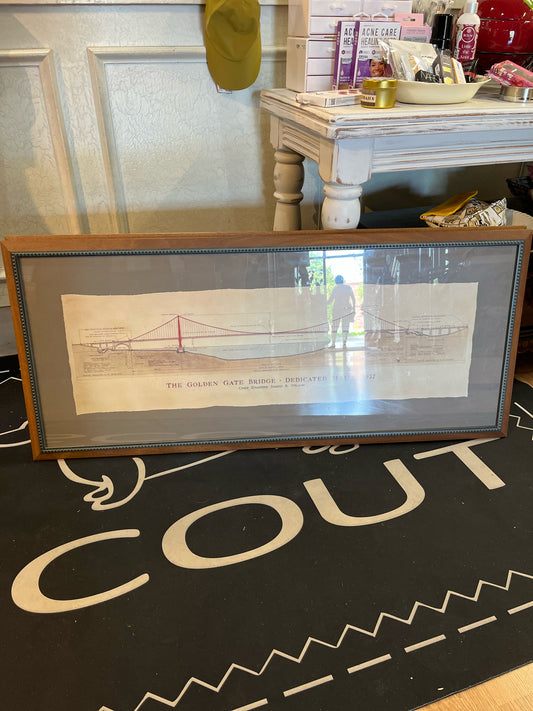 Framed Golden Gate Brights Print Art