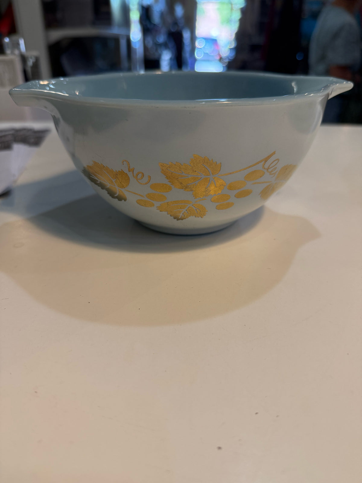 Small Pyrex Golden Grapes Cinderella Bowl (#444)