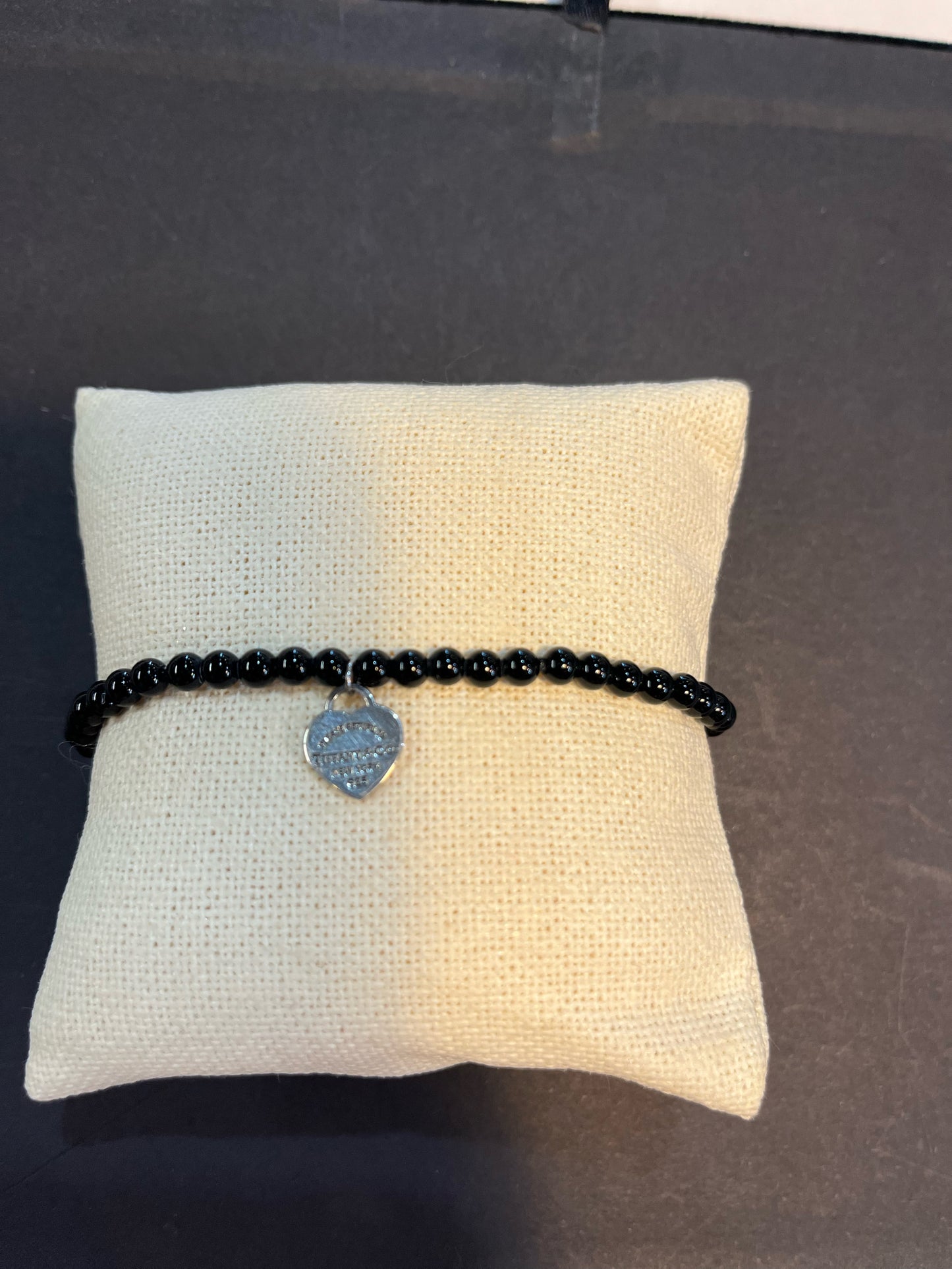 Tiffany "Return to Tiffany" Onyx Beaded Bracelet