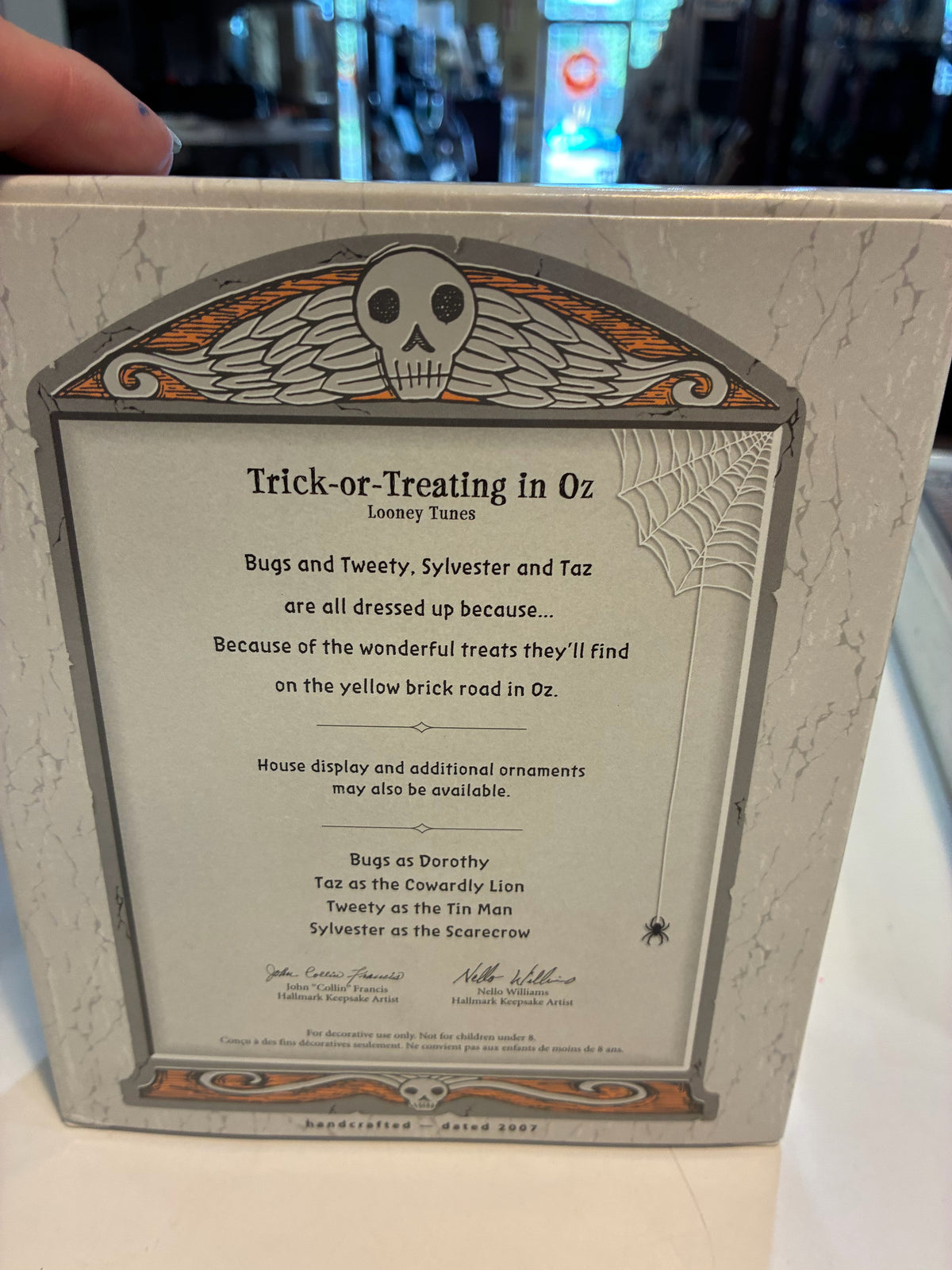 NIB Hallmark Trick-or-Treating in OZ Looney tunes Ornaments