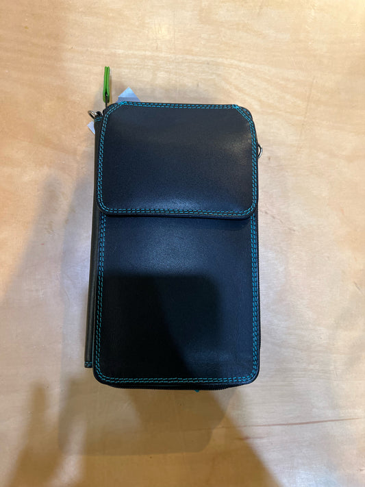 NWT Mywalit “Black Zip Round Multi-Purse” Crossbody