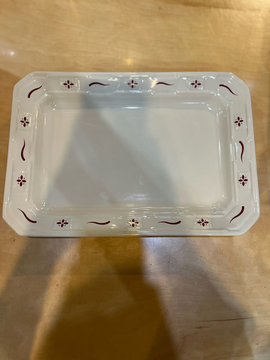 Longaberger Pottery Woven Traditions Heritage Tray