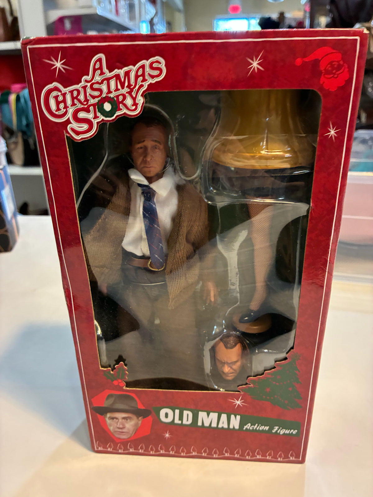 A Christmas Story "Old Man Action Figure" Doll