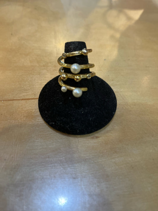 Ariva 18k Plated Wrap Ring