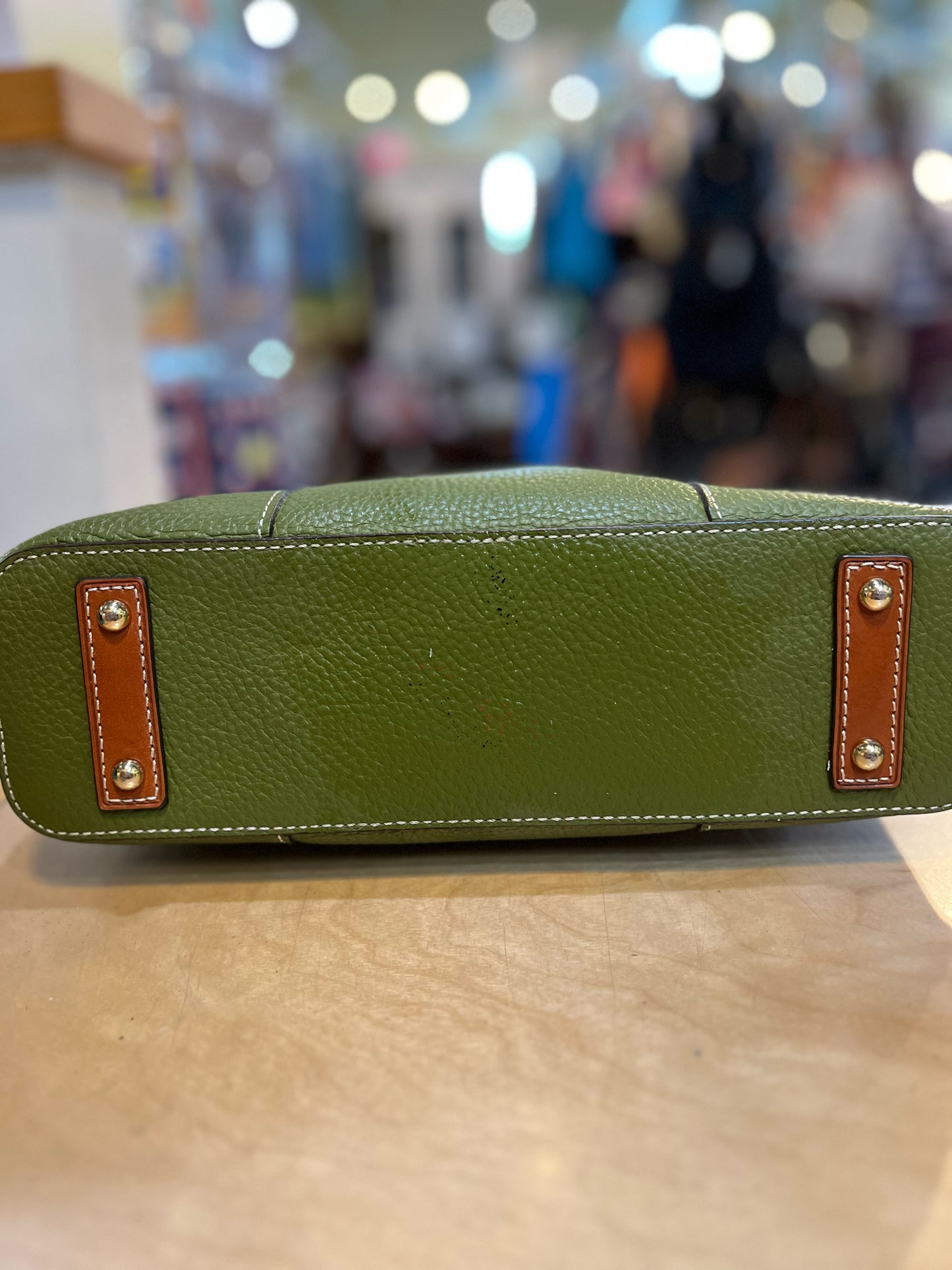 Dooney & Bourke Avocado "Small Lexington" Handbag