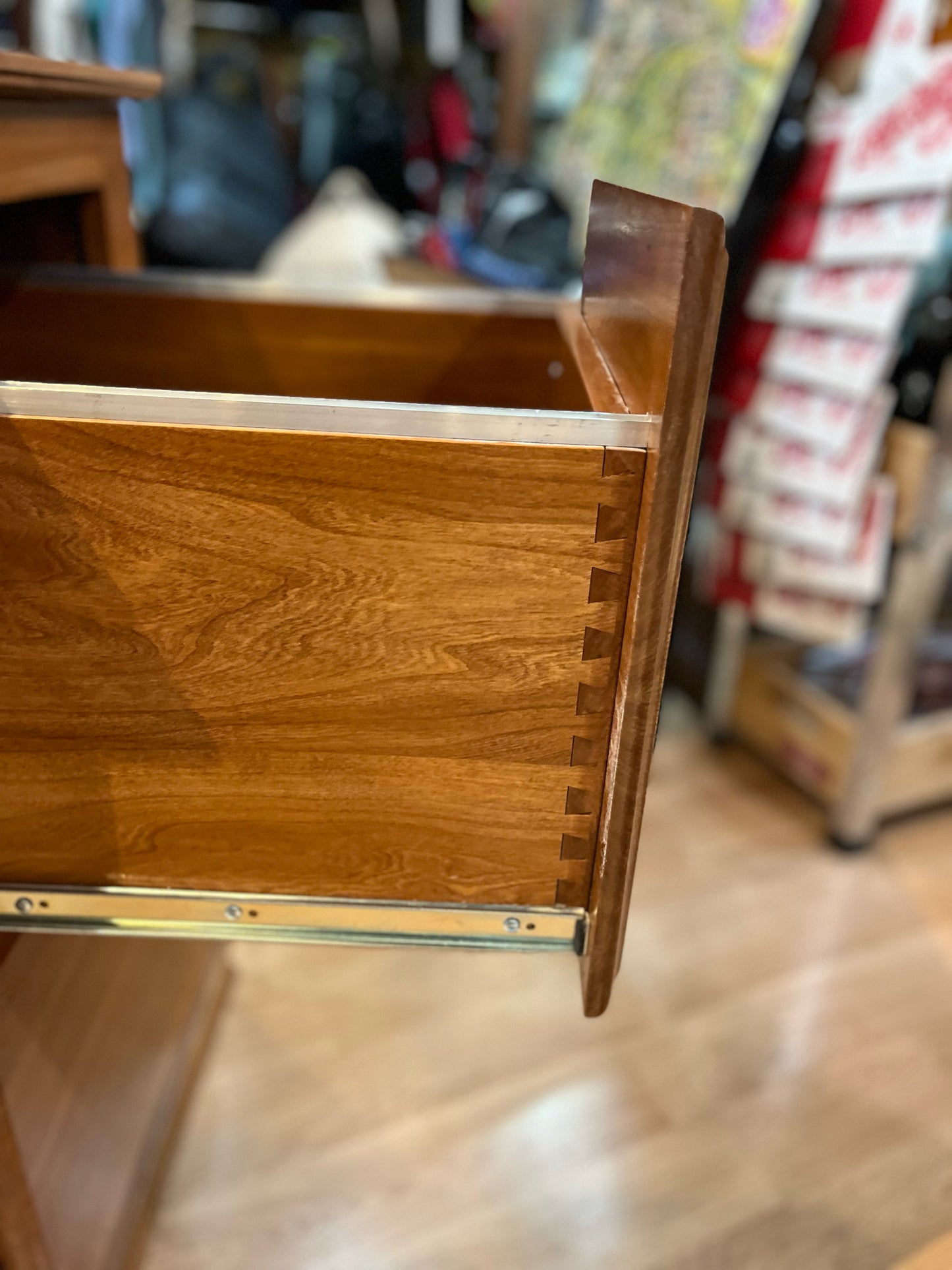 Solid Wood Two Drawer File Cabinet