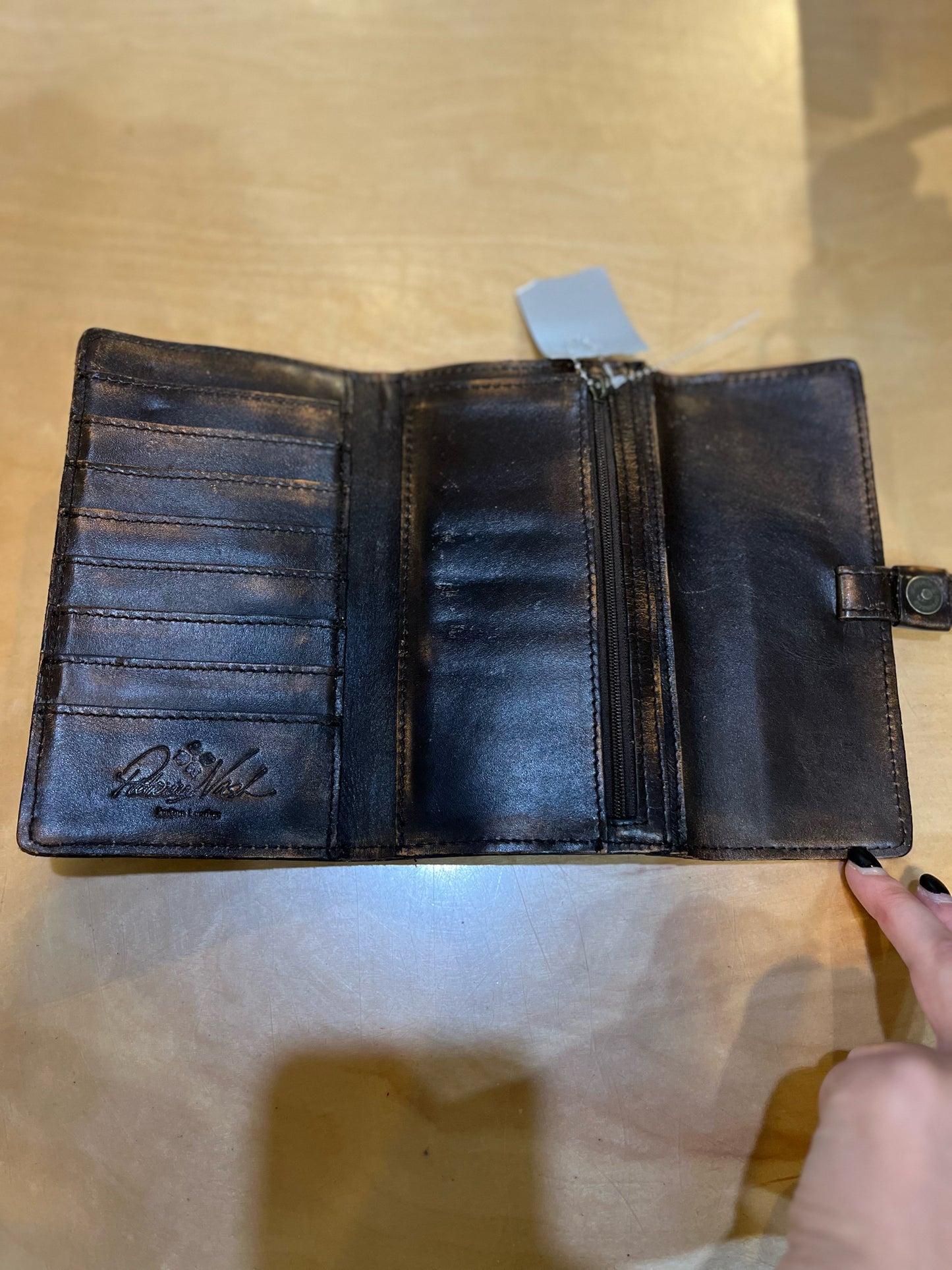Patricia Nash Overdyed Distressed Wallet