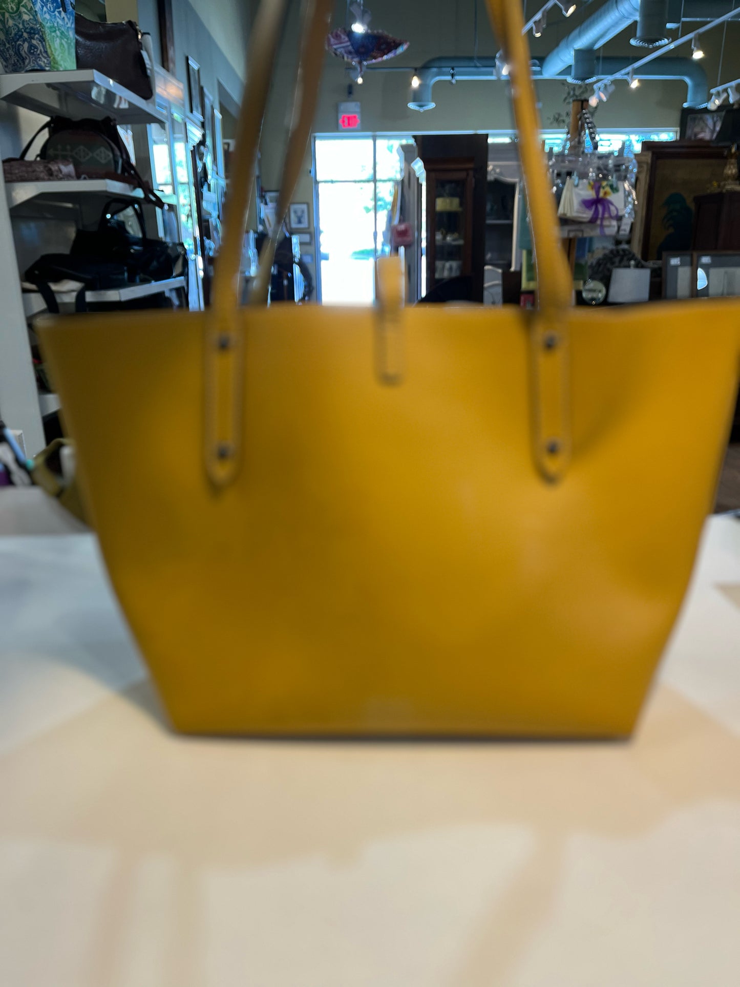Coach Mustard "Market Tote" Handbag
