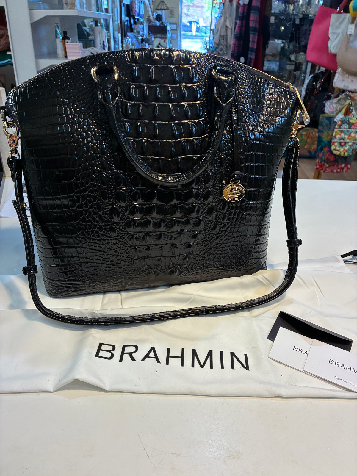 Brahmin Luxury Duxbury Satchel - Melbourne