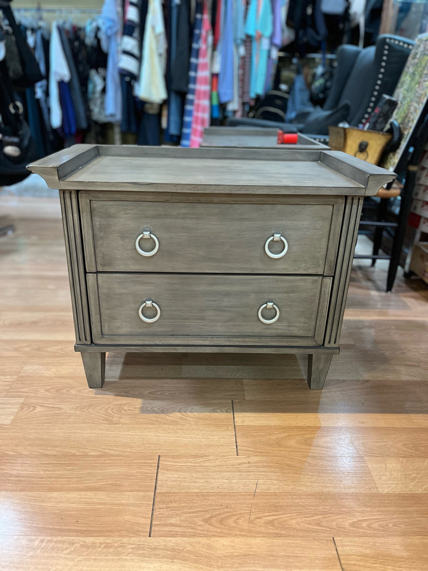Weathered Gray Nightstand