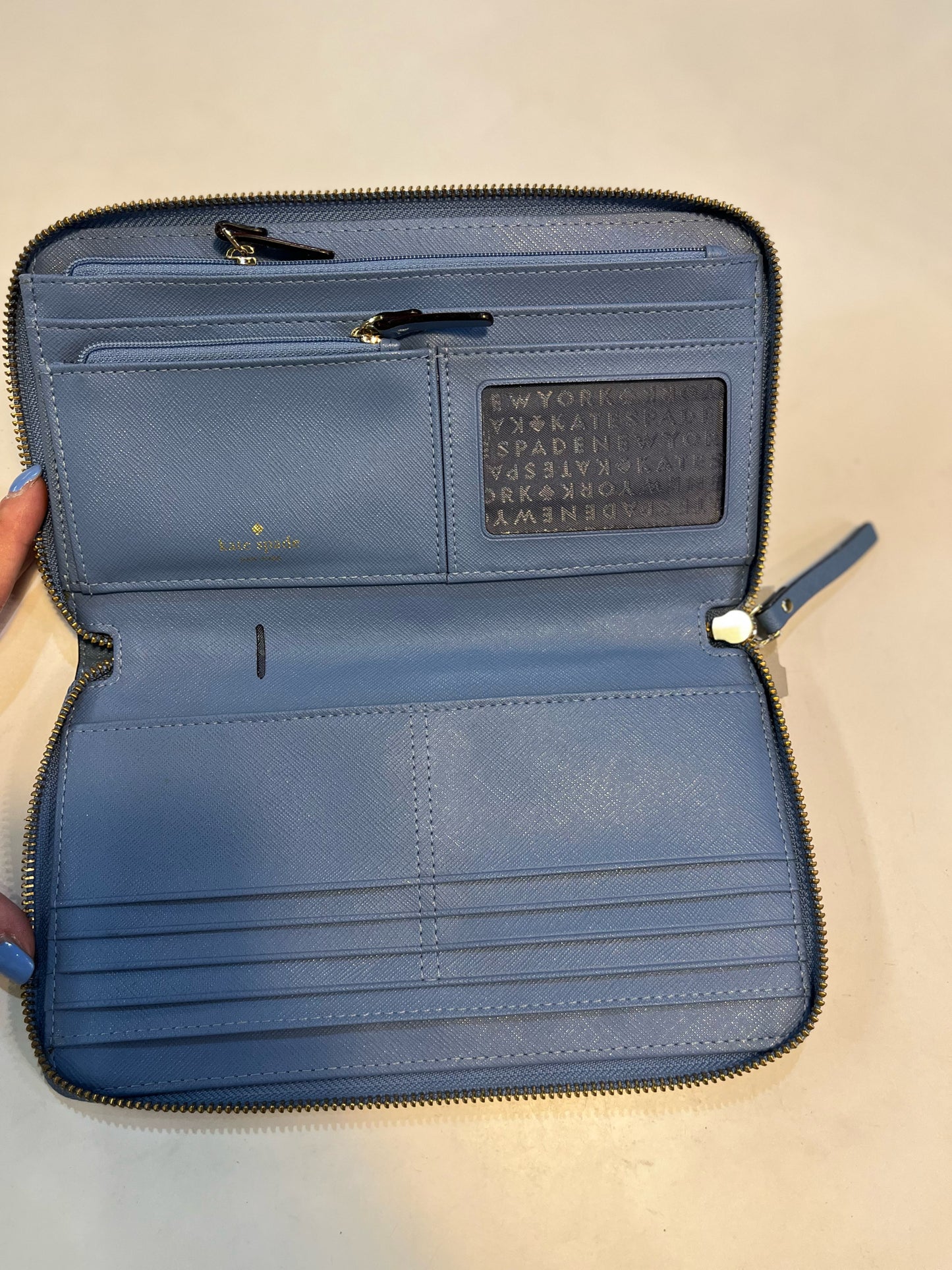 Kate Spade Laurel Way Neda Leather Zip-Around Continental Wallet