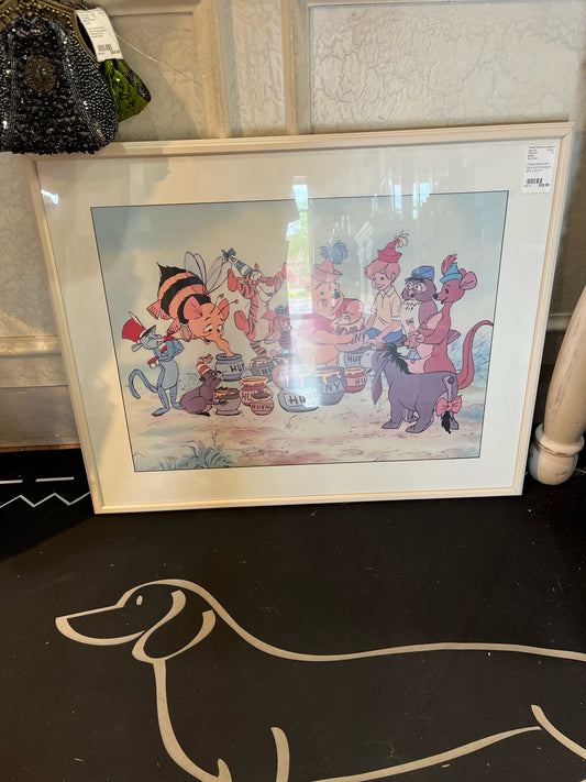 Disney Winnie the Pooh and Friends Framed Art