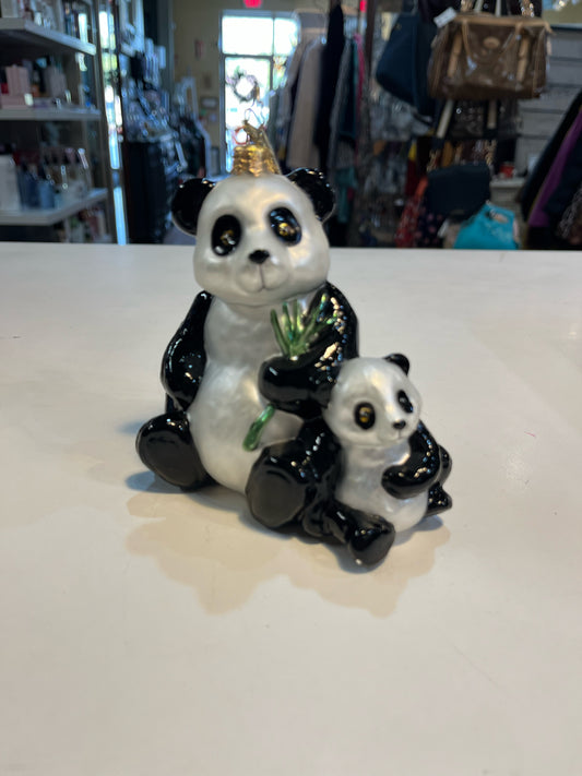 Christopher Radko WWF pandas ornament