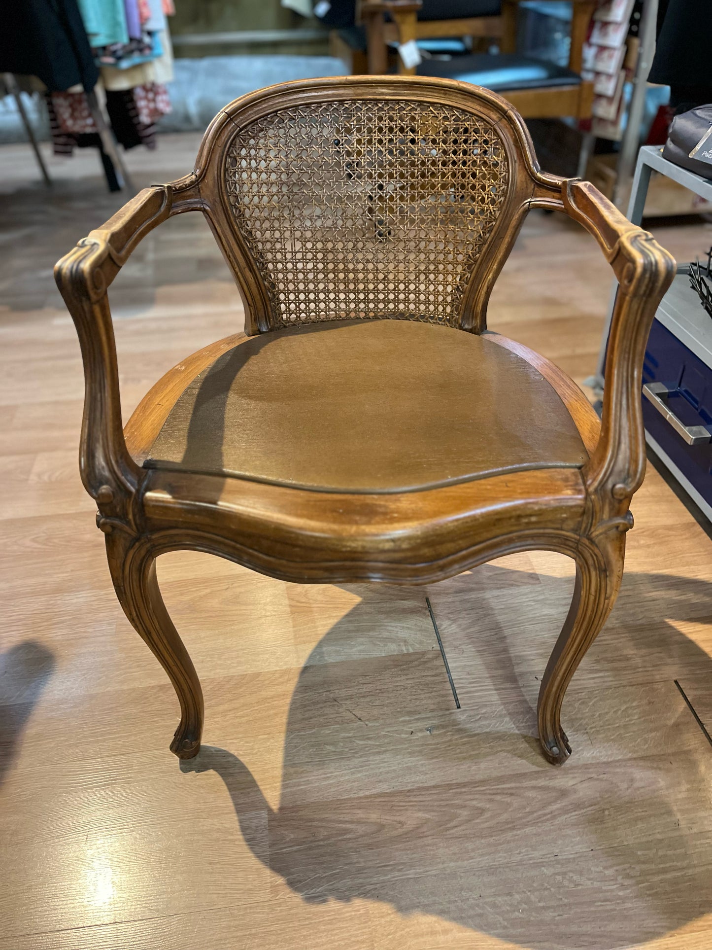 Louis XVI Style Brown Chair