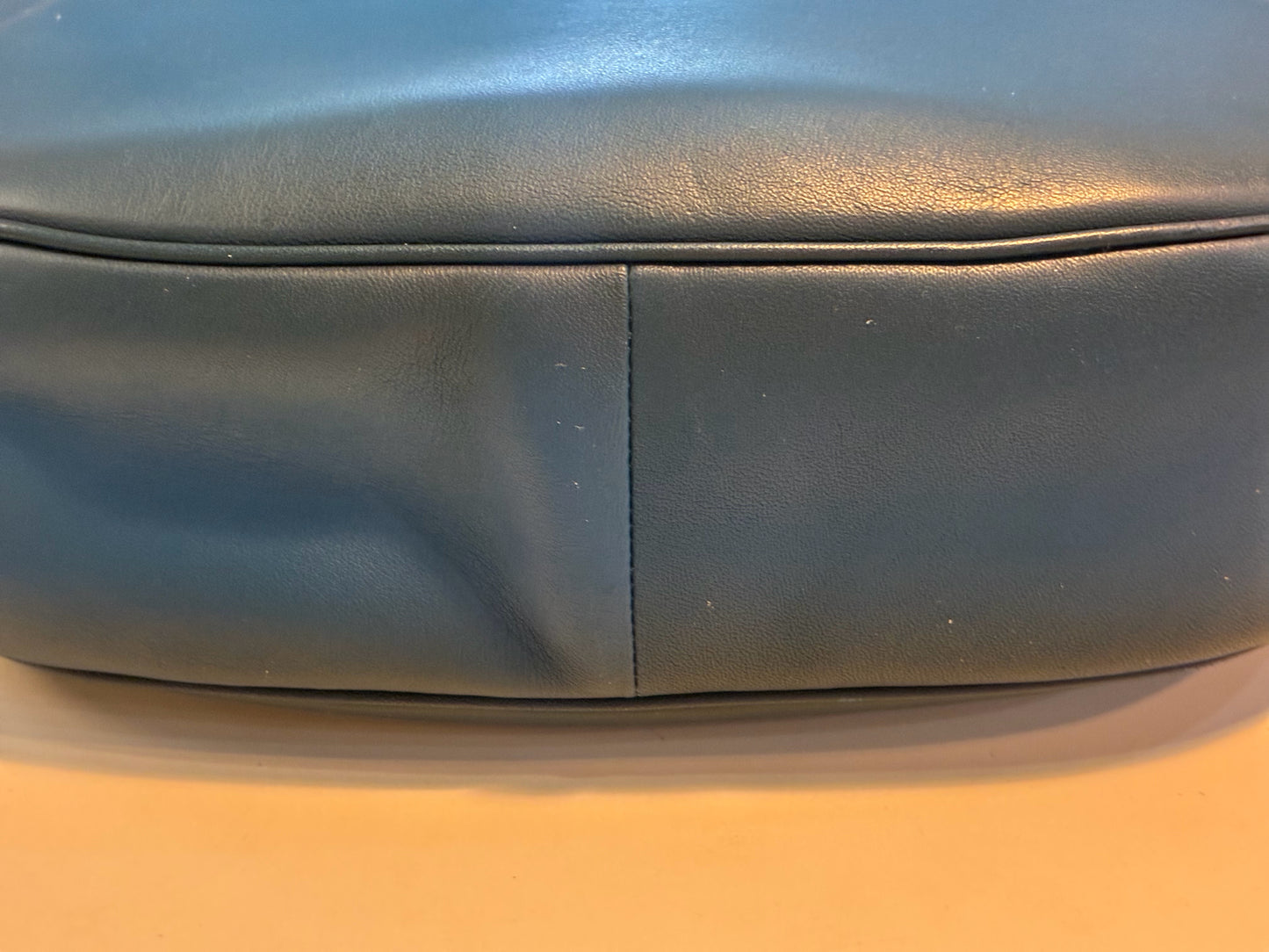 Coach Blue Burnished Hobo Bag