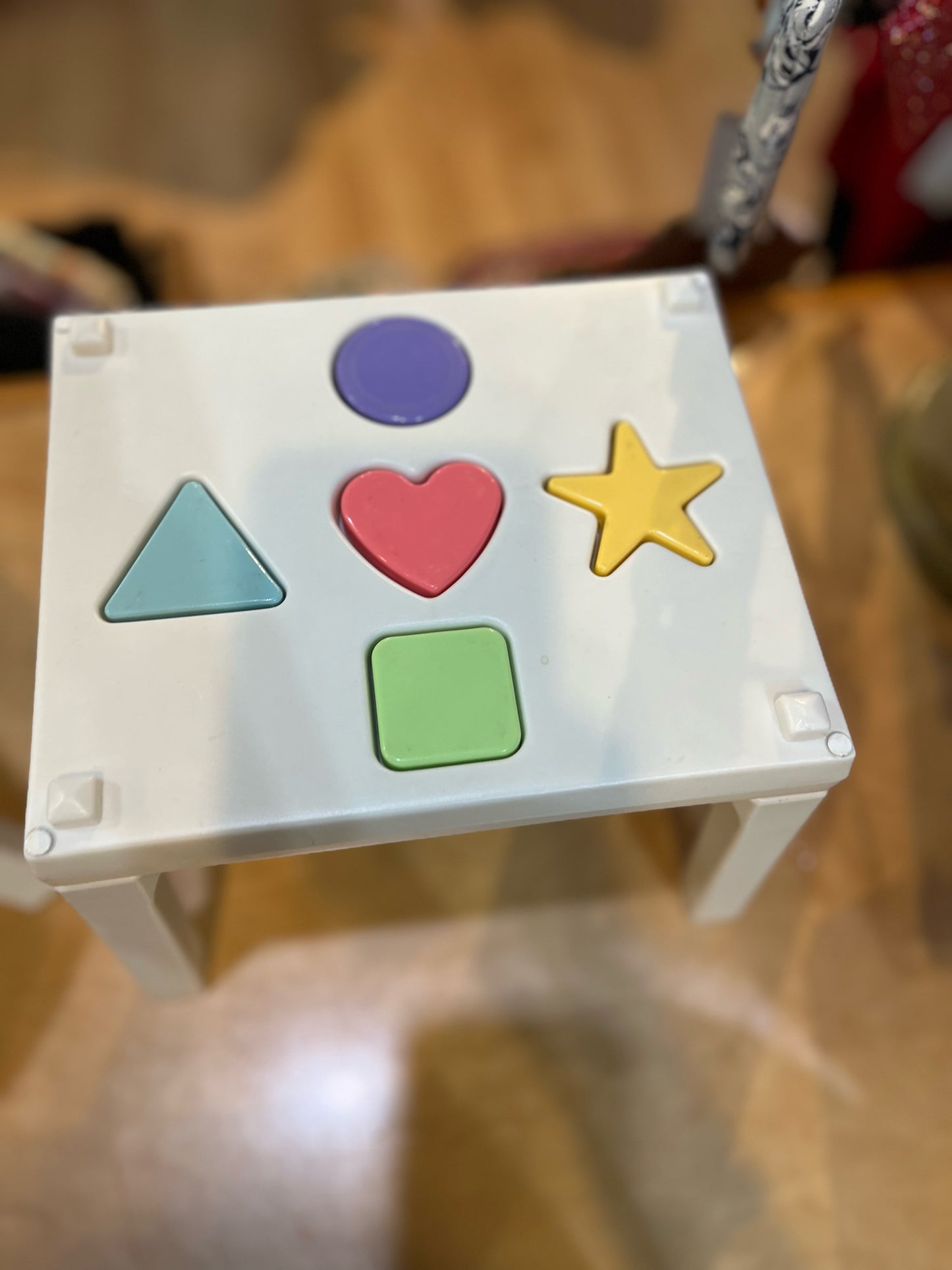 American Girl Bitty Baby Highchair Shape Sorting Play Set