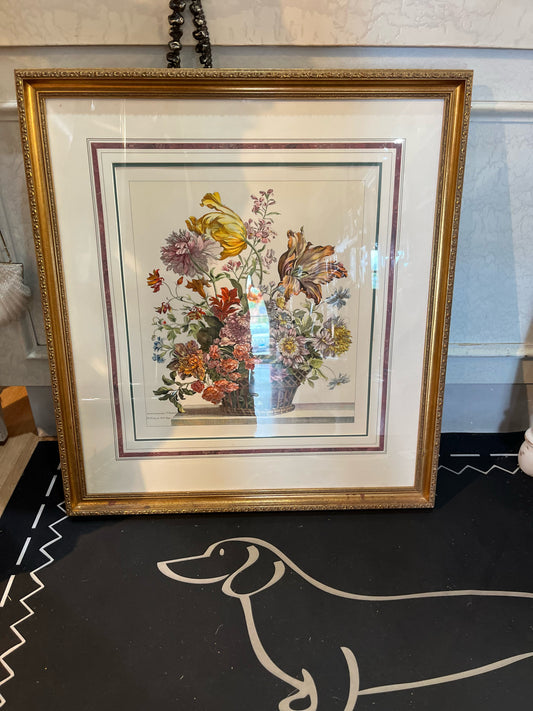 Framed Jean Baptiste Monnoyer Print Art