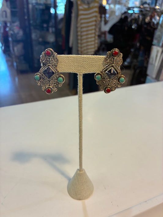 Taxco Mexican Sterling Silver Earrings