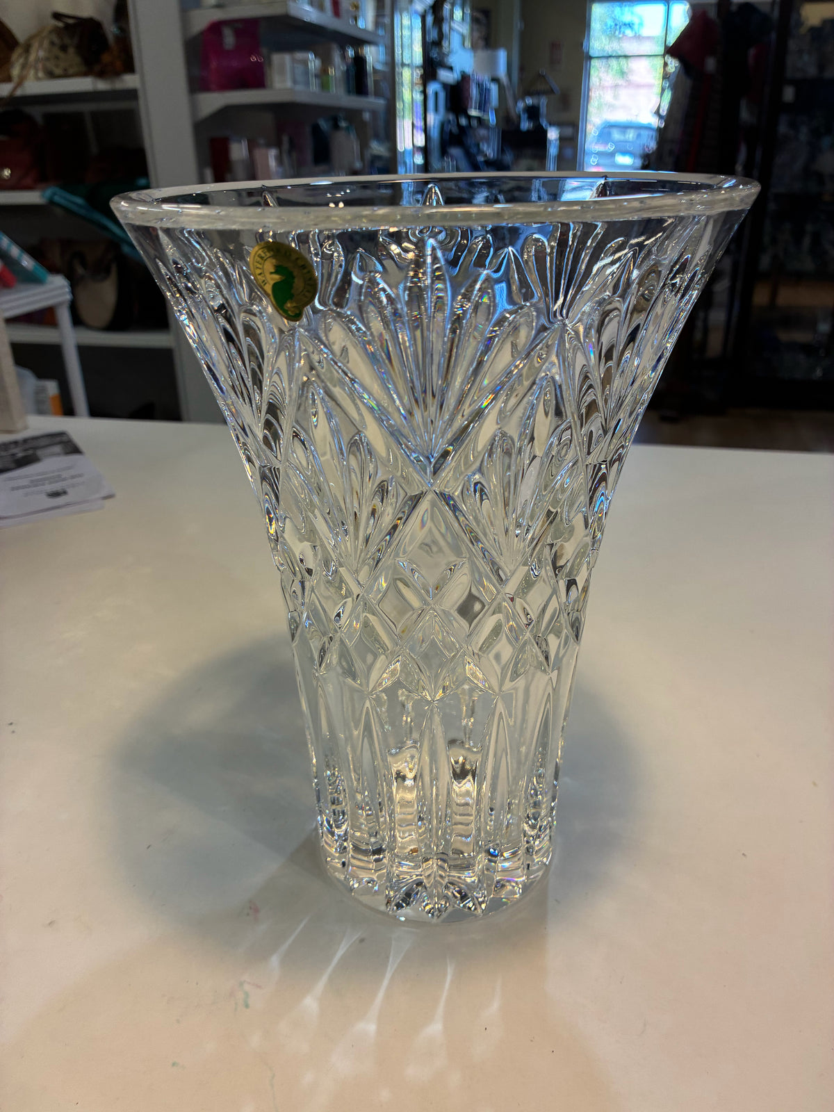 Waterford "Cassidy" Vase, w/ box
