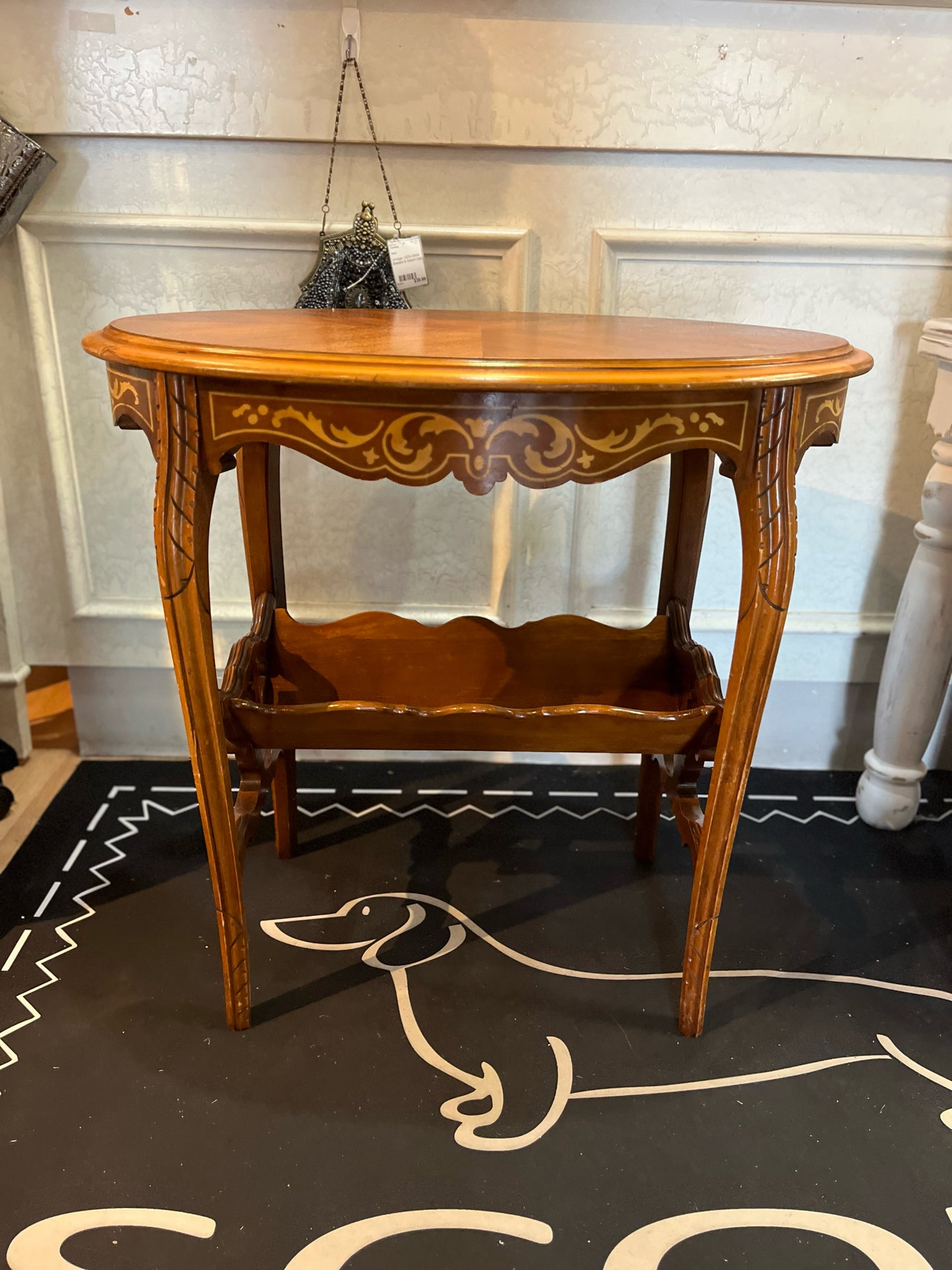 End Table w/ bookshelf
