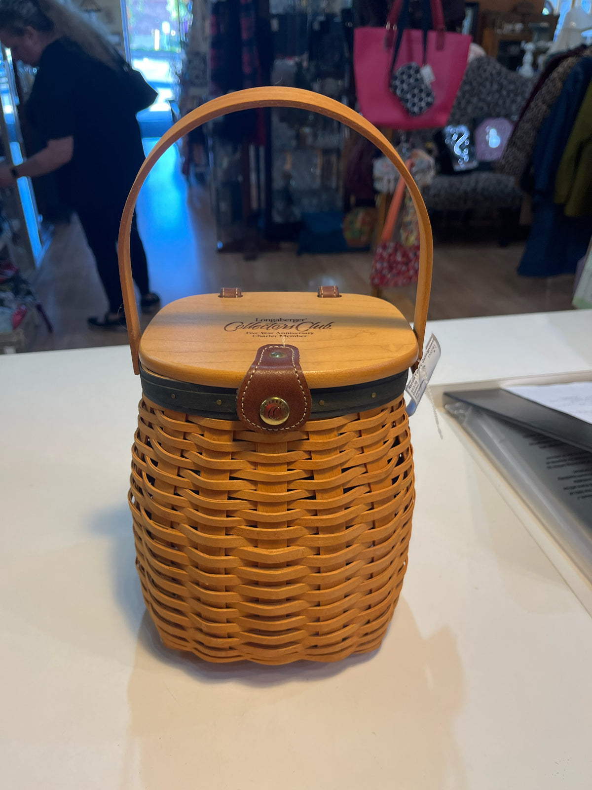 Longaberger Collector's Club Five-Year Anniversary Charter Member Basket