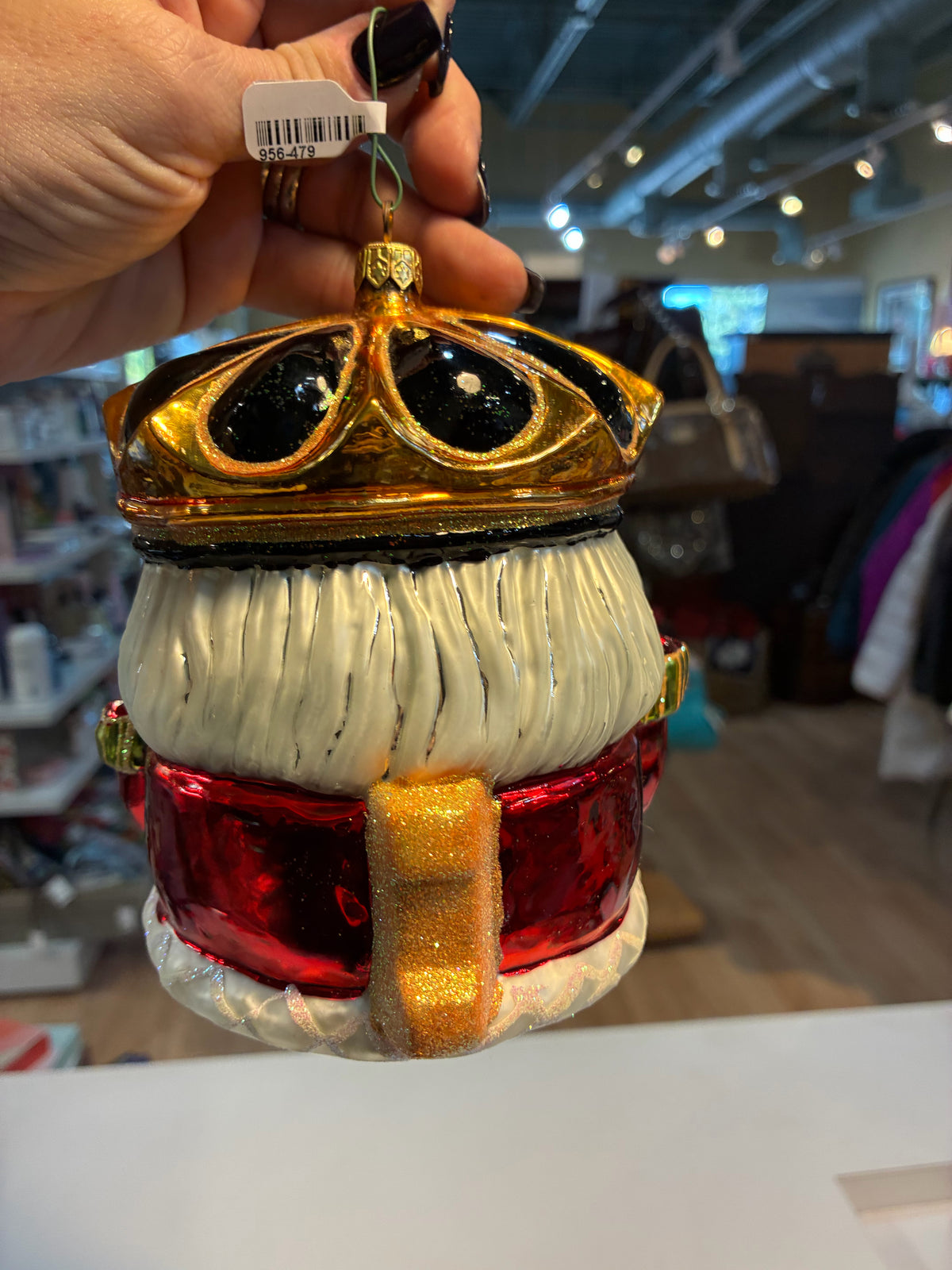 Vintage Christopher Radko Large Crunch red nutcracker soldier ornament