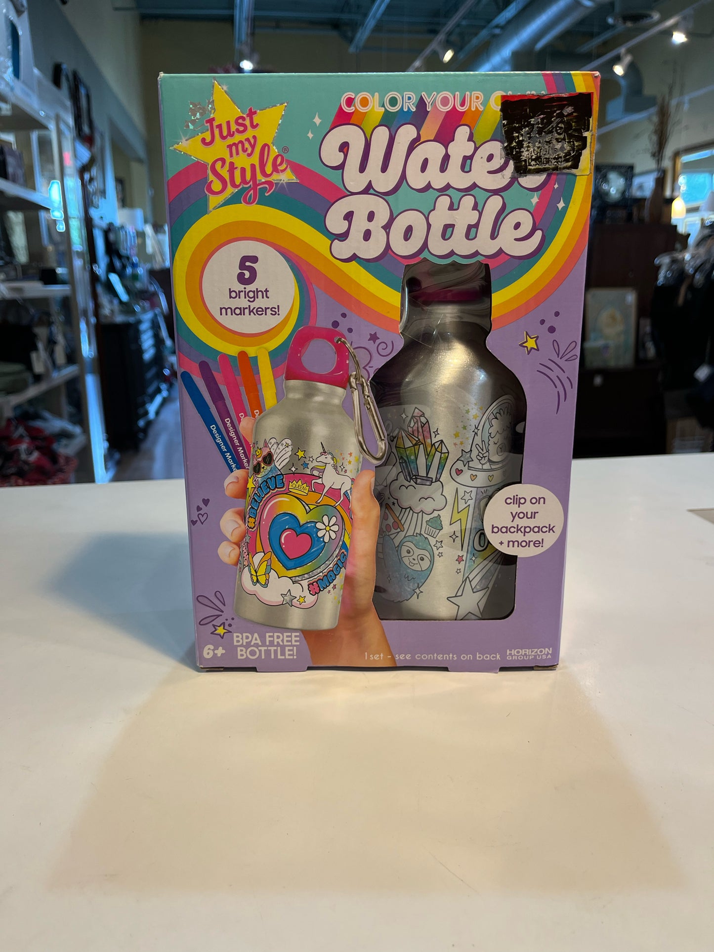 Style Color Your Own Water Bottle Craft
