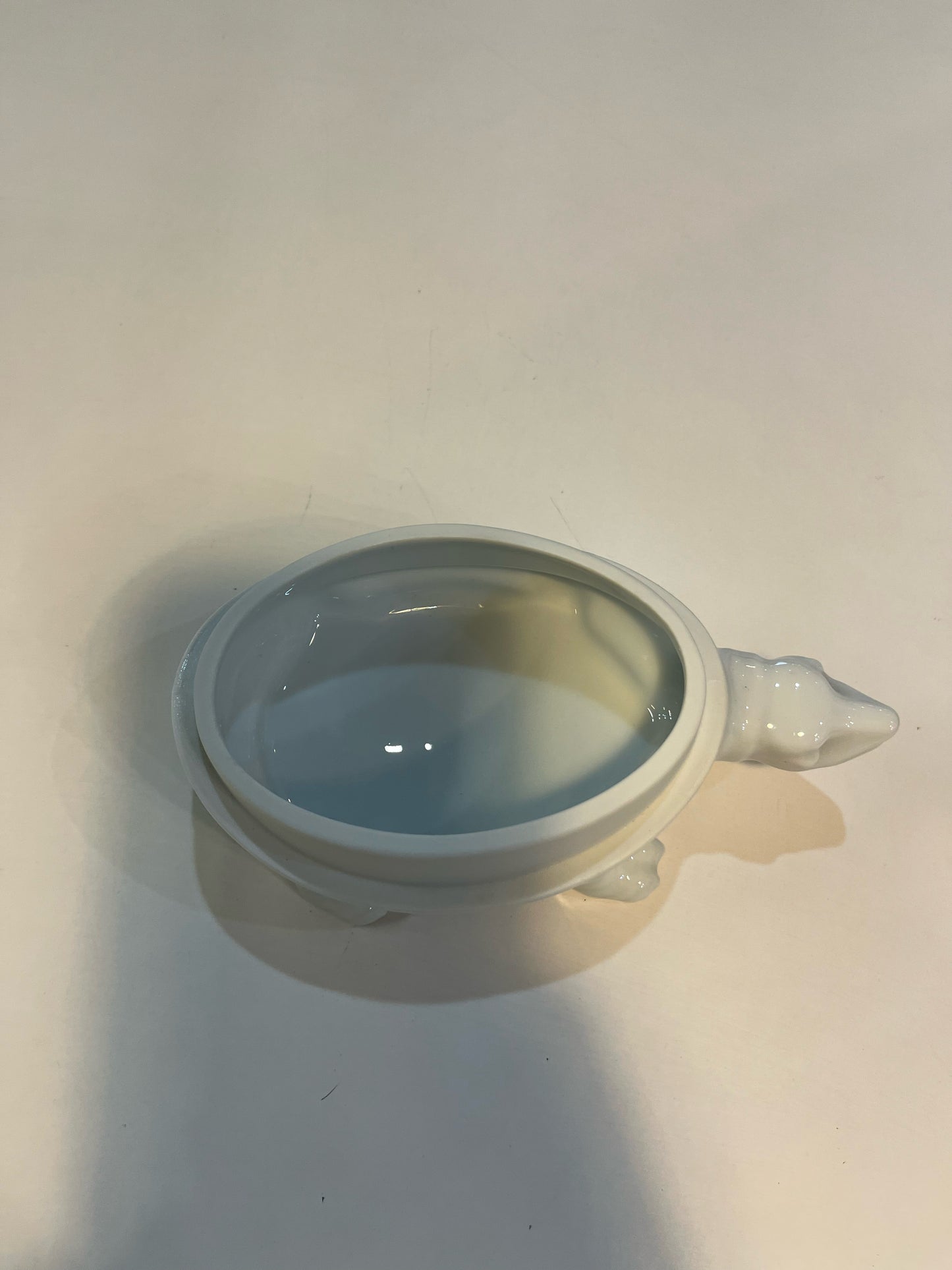 Vintage CH Field White Turtle Limoge Box