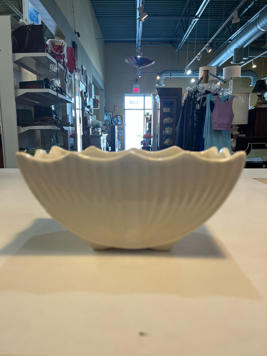 Vintage McCoy Scalloped Footed Planter