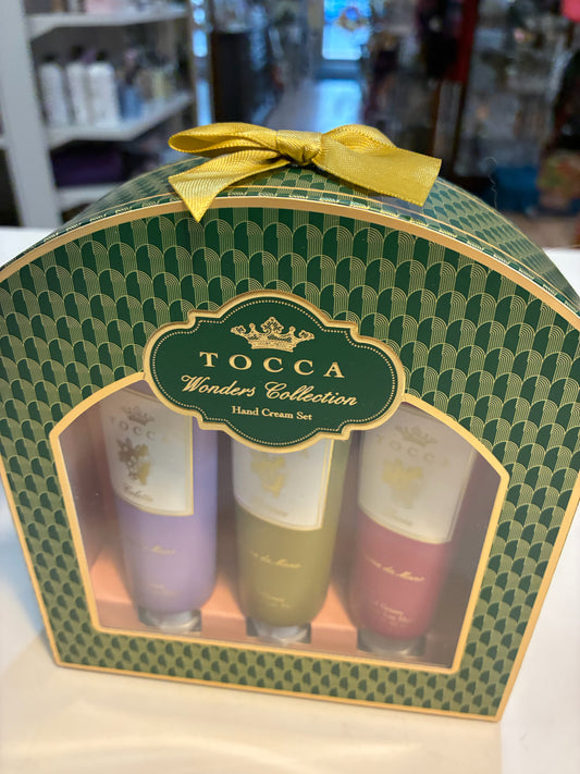 Tocca Wonders Collection Hand Cream Set  NIB