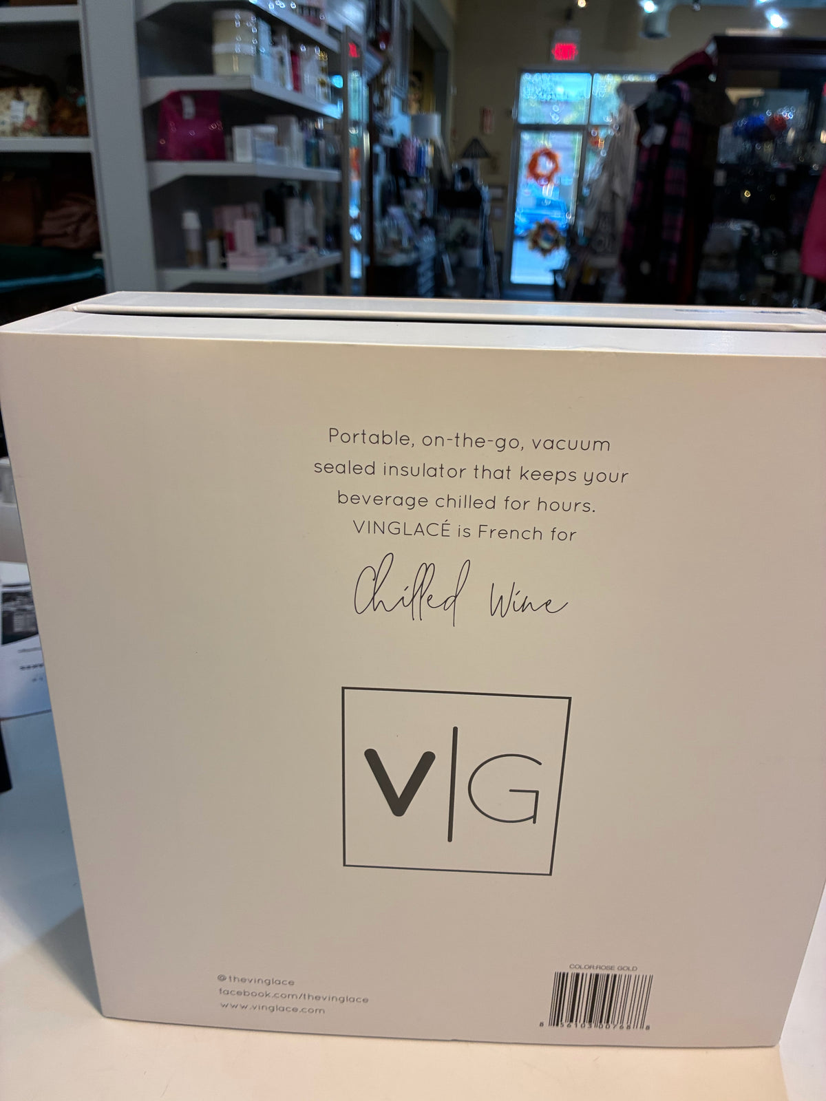 Vin Glace Rose Gold Champagne Set
