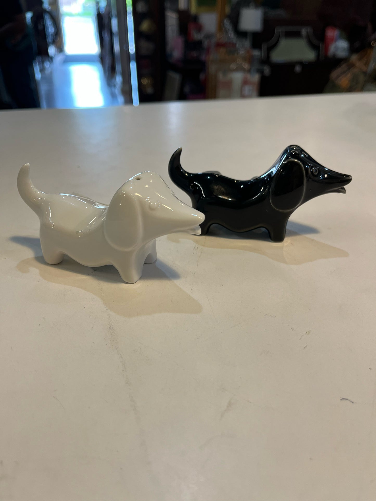 Jonathan Adler Dachshund Salt and Pepper Shakers
