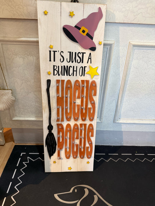 "It's Just a bunch of Hocus Pocus" Light-up Sign