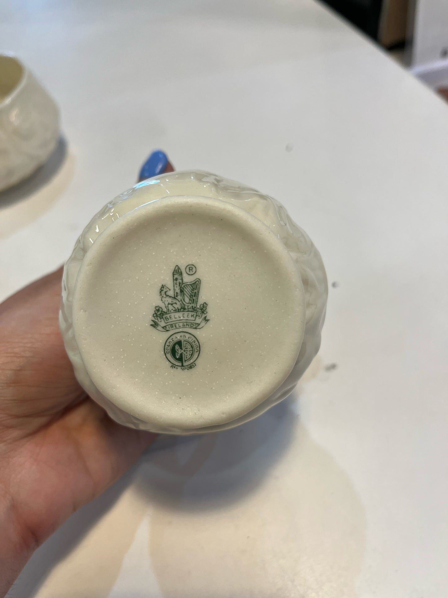 Beleek "Lotus" Sugar & Creamer Set