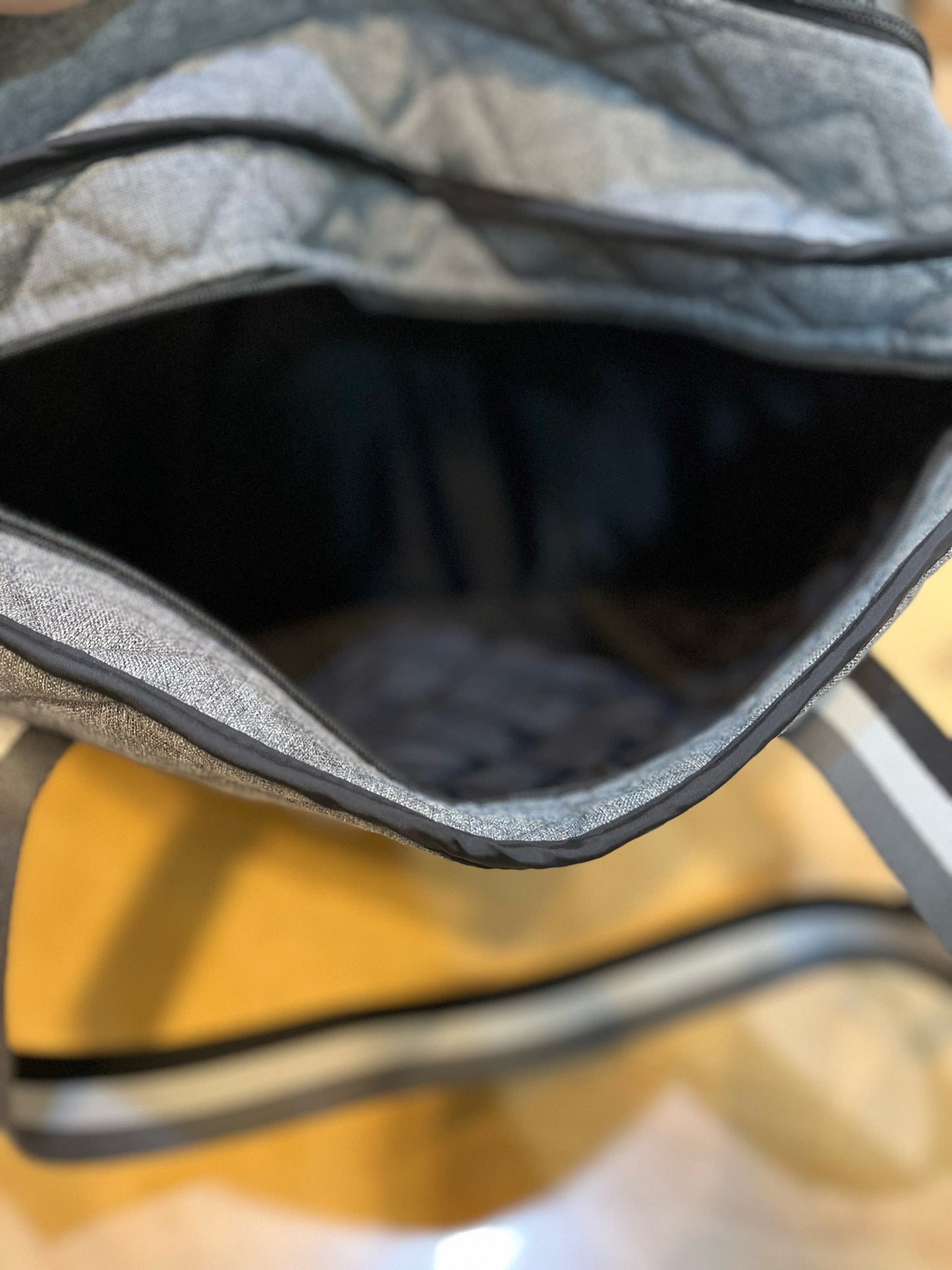 NWT Cinda b Gray “Destination Duffle”