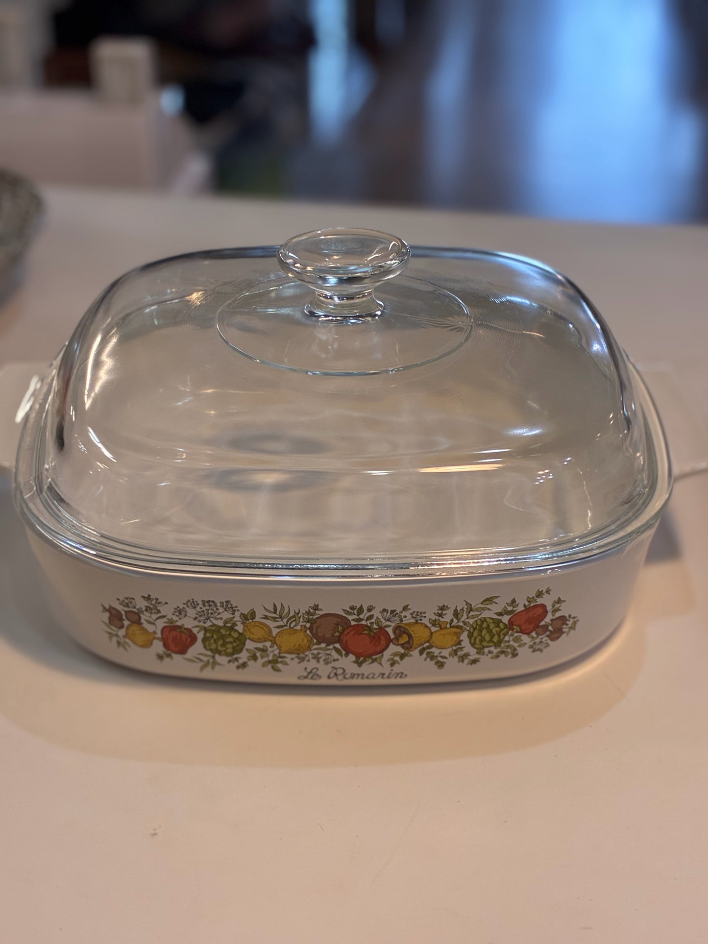 Vintage Corningware Spice of Life "Le Romarin" Casserole