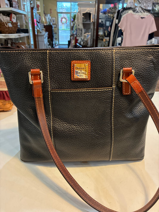 Dooney & Bourke Black "Lexington Double Handle Tote"