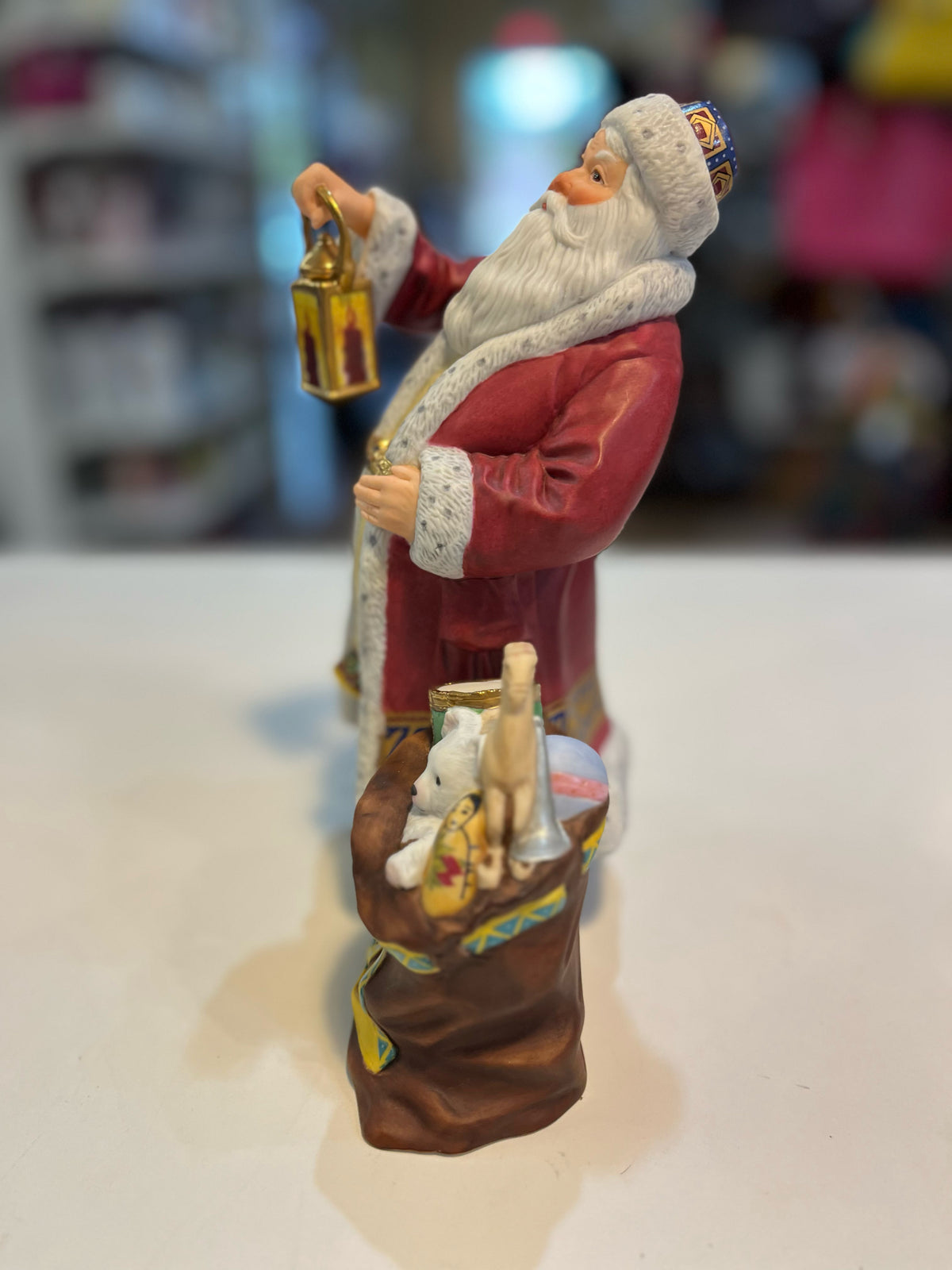 Lenox Red "Grandfather Frost" Figurine