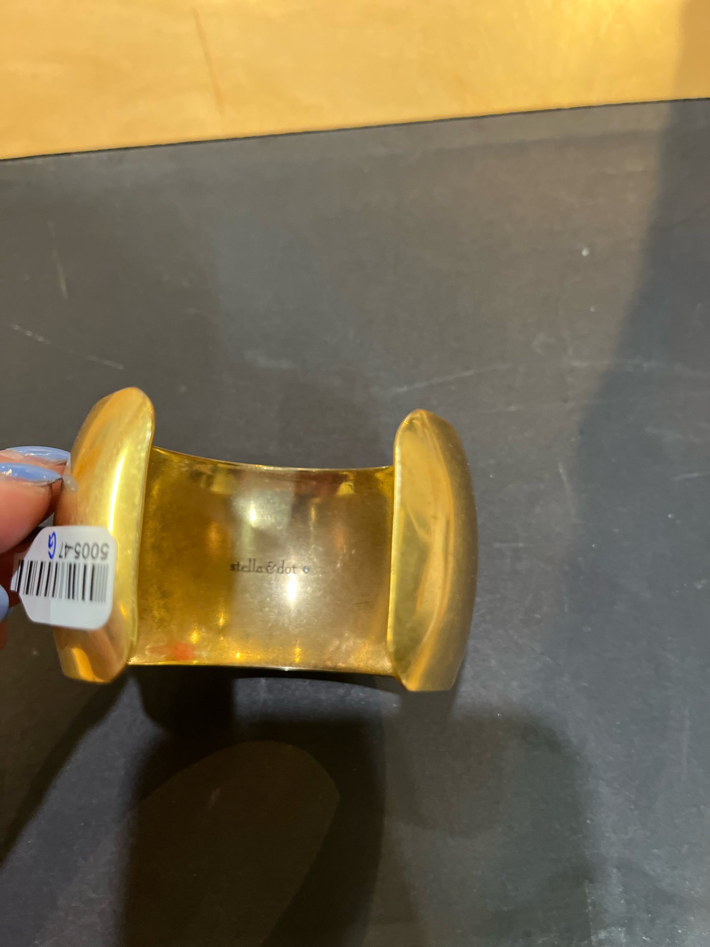 Stella & Dot Gold Tone "Norah" Cuff Bracelet