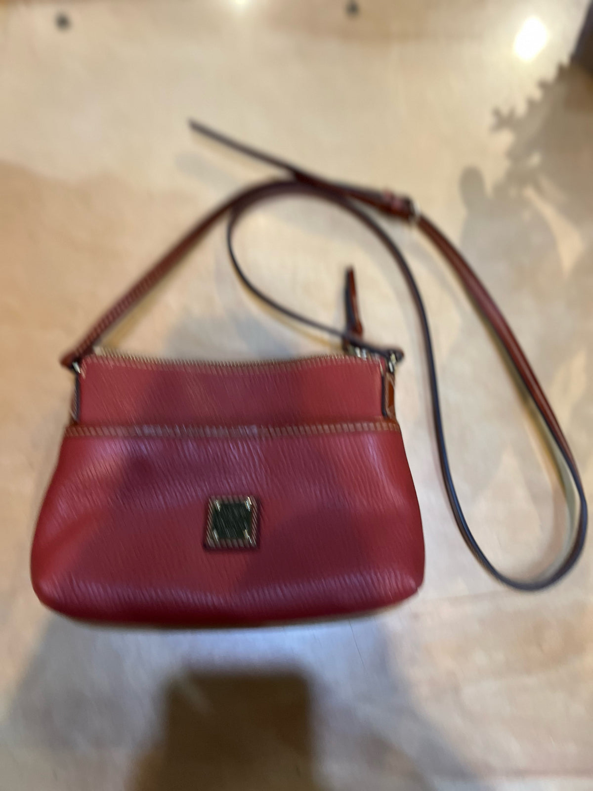 Dooney & Bourke Red "Ginger" Crossbody