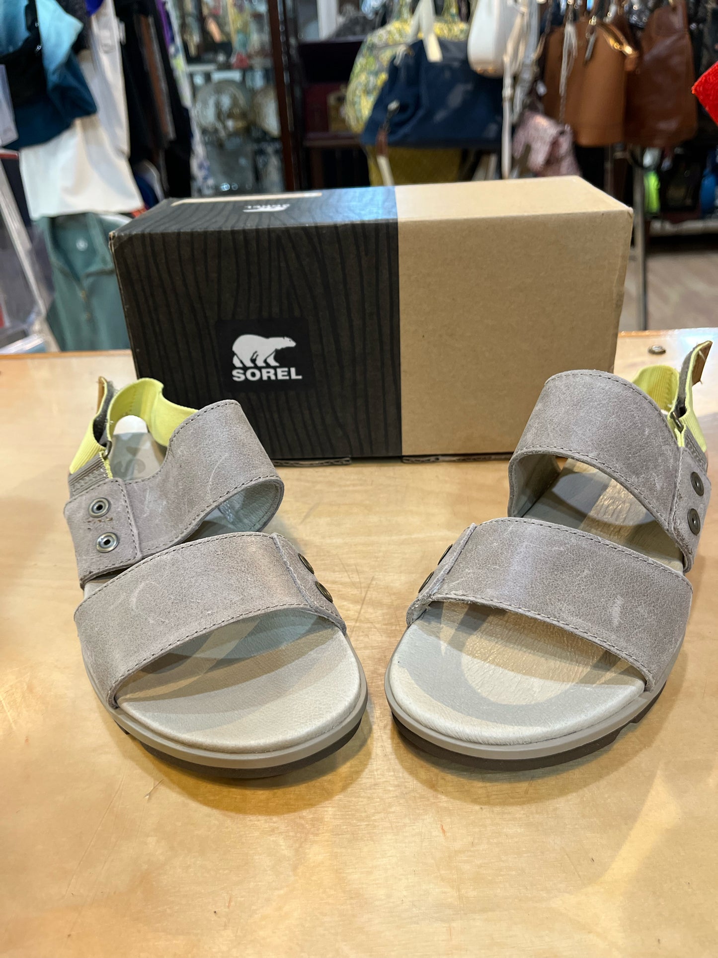 8.5 Sorel Gray Sandals