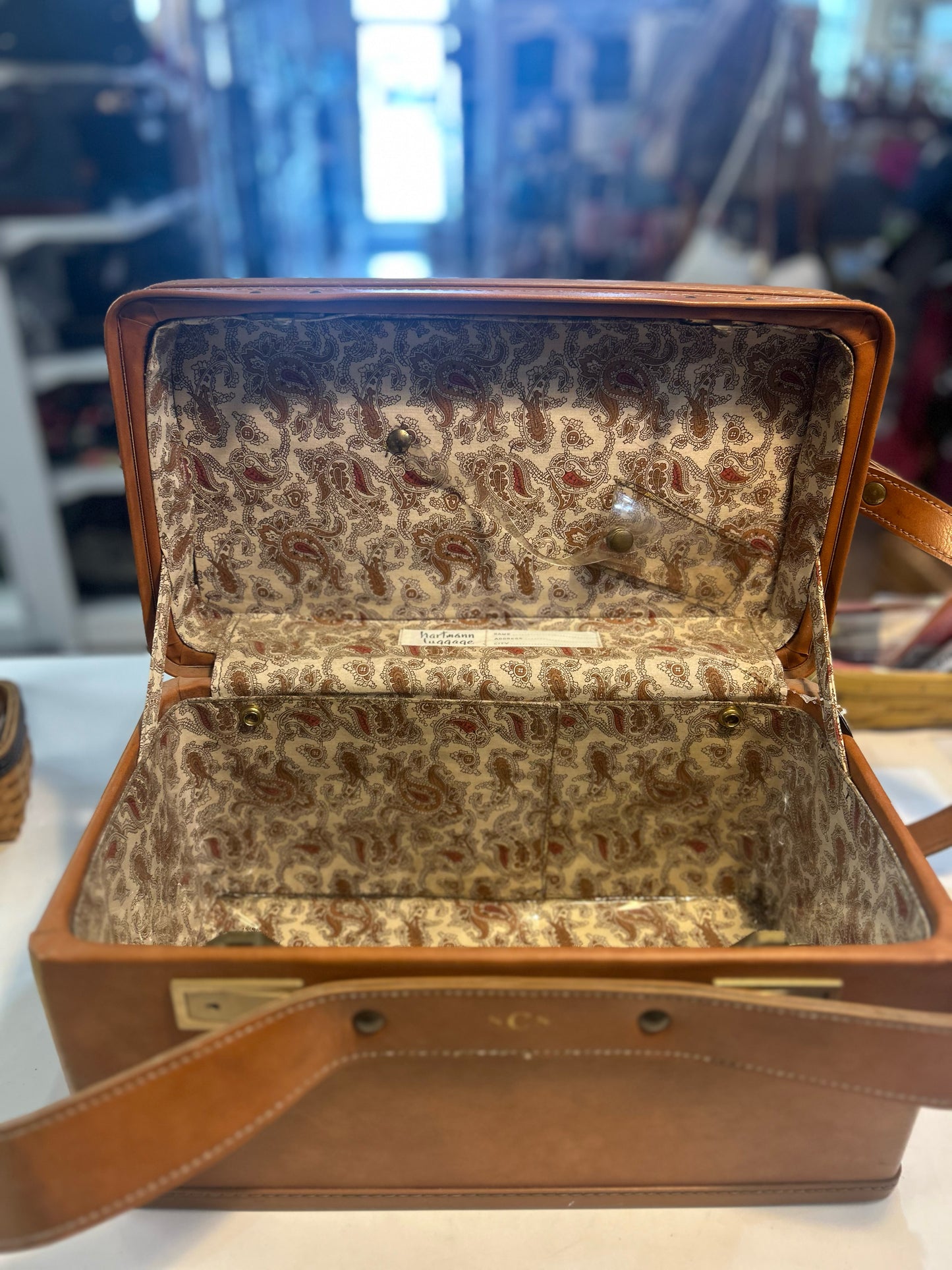 Vintage Hartmann Leather Train Case