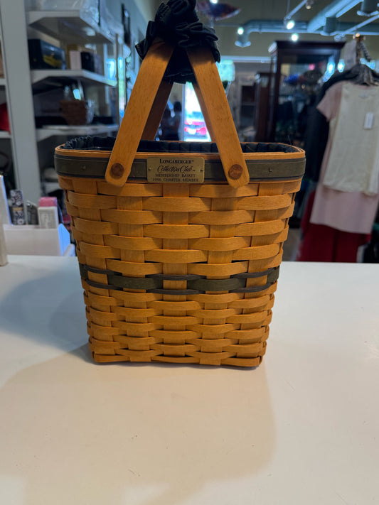 Longaberger Collector's Club 1996 Charter Member Basket